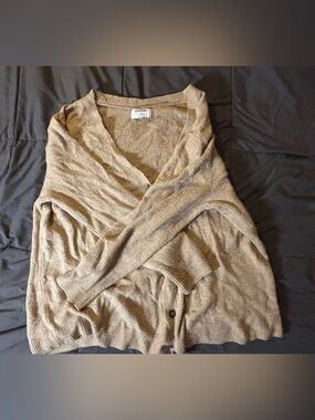 Old Navy Tan Open-Front Women’s Cardigan Sweater